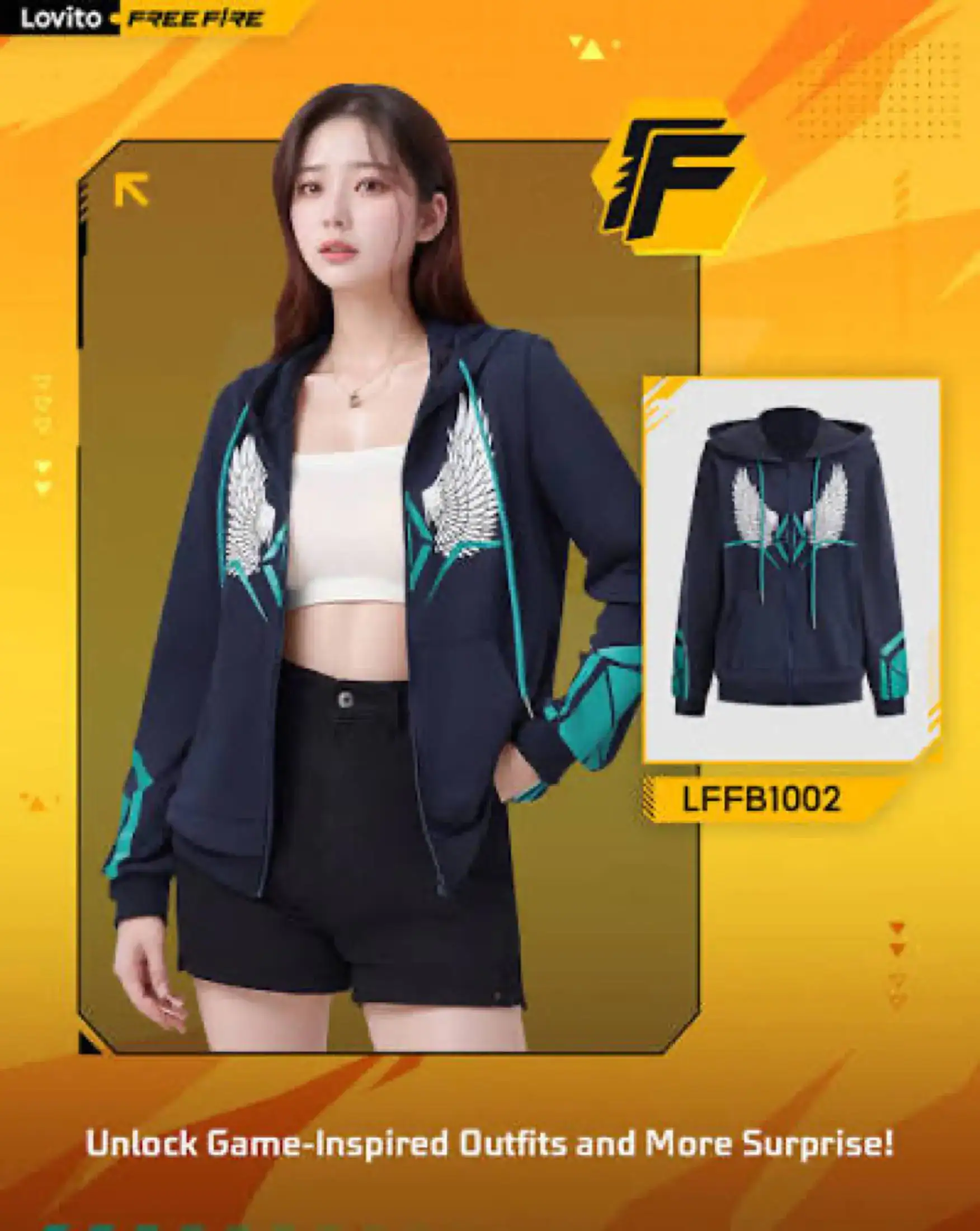 深蓝女性联名造型