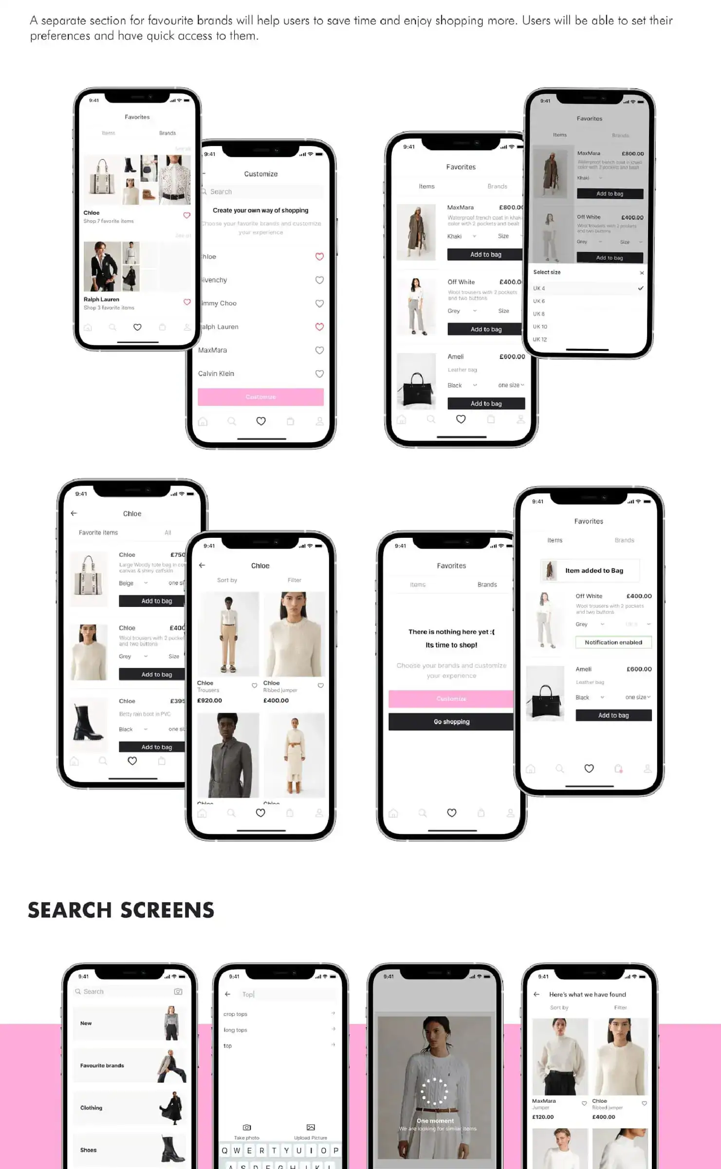 Shopping App 搜索与购物车